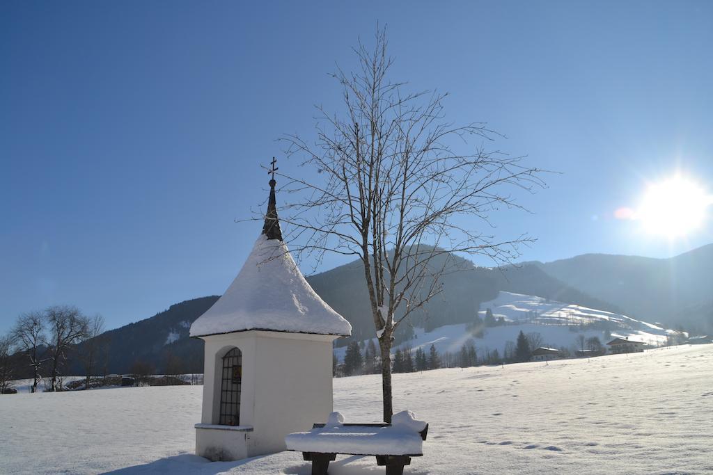 Pension Restaurant Dorfalm Leogang Exterior foto